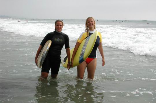 So, jetzt gehen wir surfen!